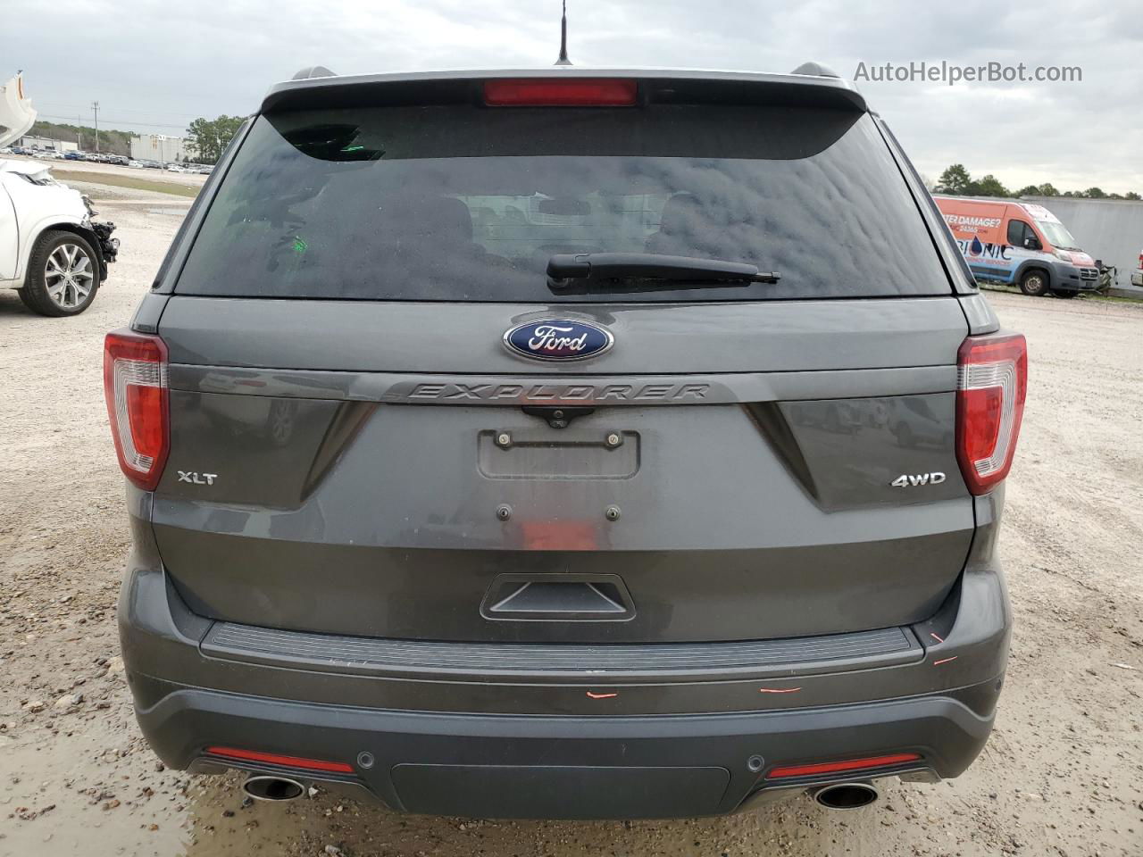 2018 Ford Explorer Xlt Gray vin: 1FM5K8D83JGA42312