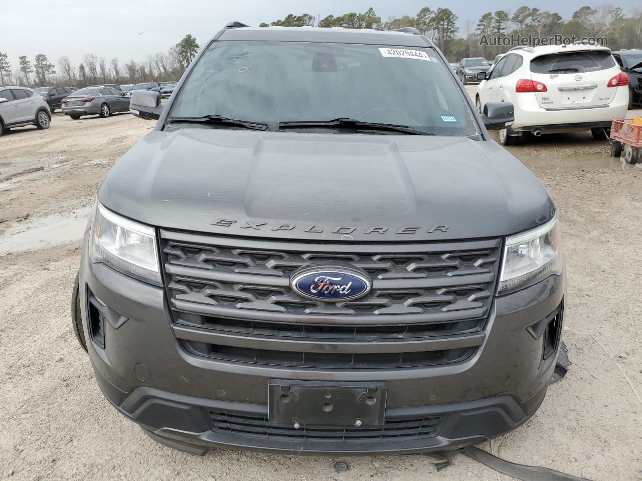 2018 Ford Explorer Xlt Gray vin: 1FM5K8D83JGA42312