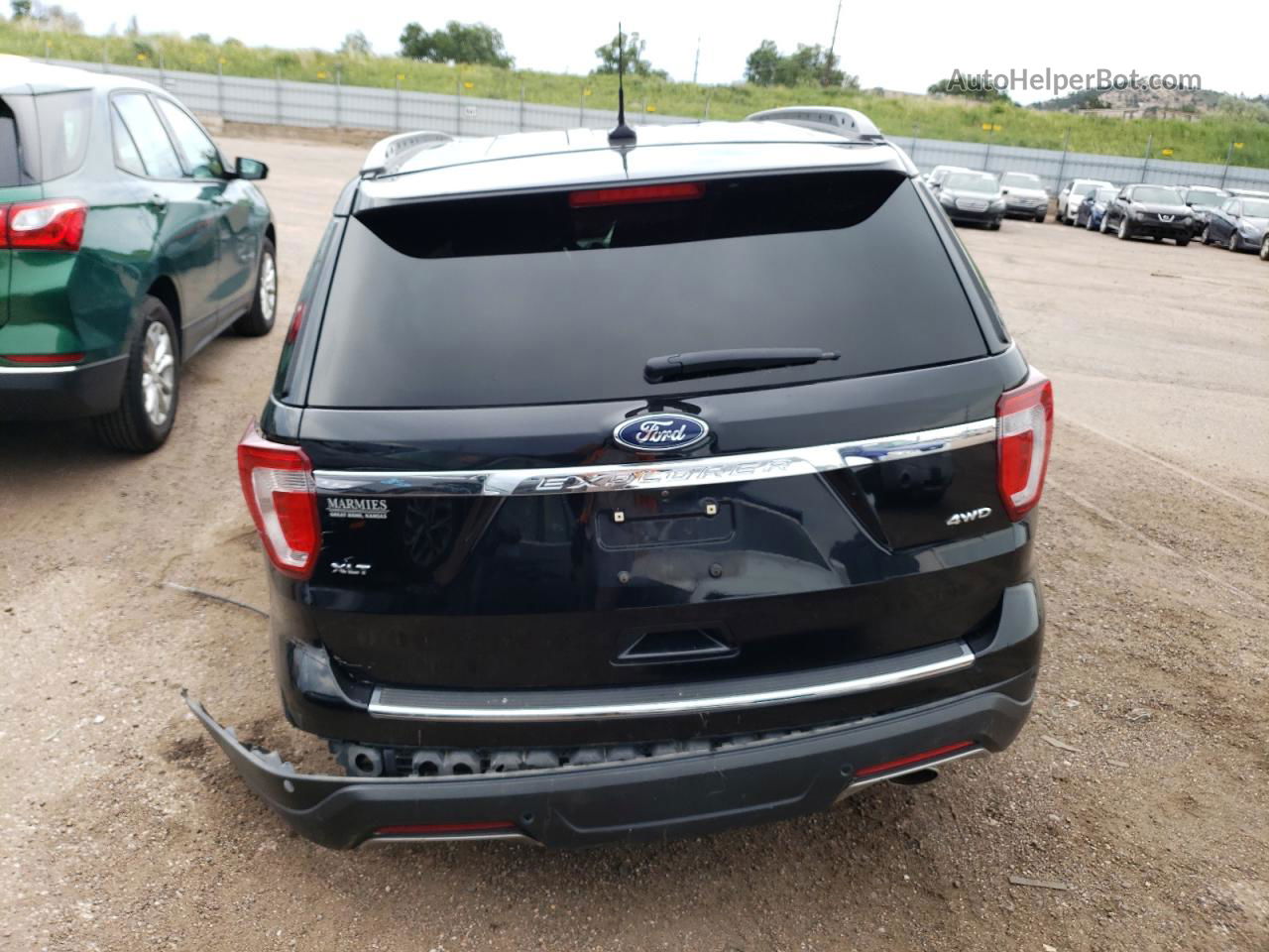 2018 Ford Explorer Xlt Черный vin: 1FM5K8D83JGA65850