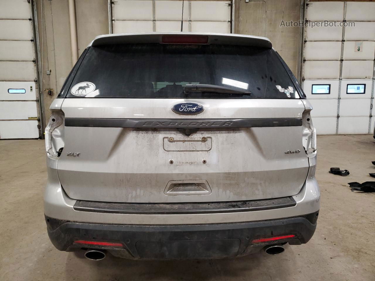 2018 Ford Explorer Xlt Silver vin: 1FM5K8D83JGA80333