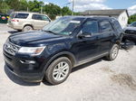 2018 Ford Explorer Xlt Black vin: 1FM5K8D83JGB83574