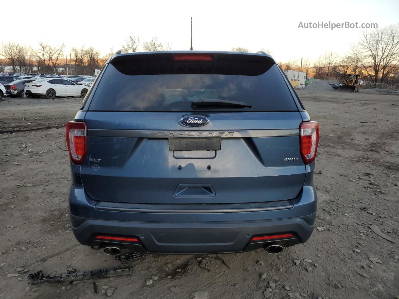 2018 Ford Explorer Xlt Blue vin: 1FM5K8D83JGC02205