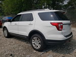 2018 Ford Explorer Xlt White vin: 1FM5K8D83JGC13284