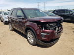 2018 Ford Explorer Xlt Burgundy vin: 1FM5K8D83JGC30229