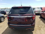 2018 Ford Explorer Xlt Burgundy vin: 1FM5K8D83JGC30229