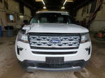 2018 Ford Explorer Xlt White vin: 1FM5K8D83JGC55065