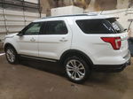 2018 Ford Explorer Xlt White vin: 1FM5K8D83JGC55065