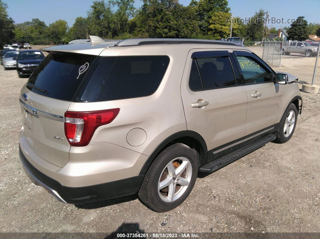 2017 Ford Explorer Xlt Silver vin: 1FM5K8D84HGA74406