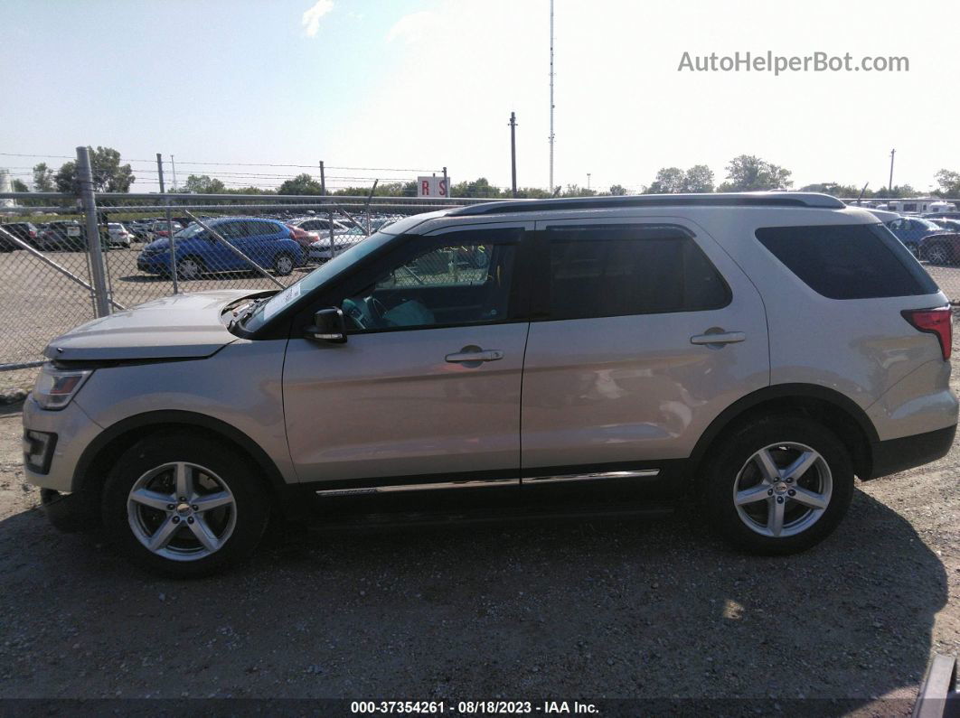 2017 Ford Explorer Xlt Silver vin: 1FM5K8D84HGA74406