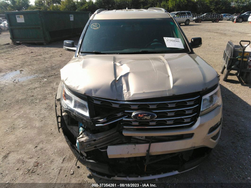 2017 Ford Explorer Xlt Silver vin: 1FM5K8D84HGA74406