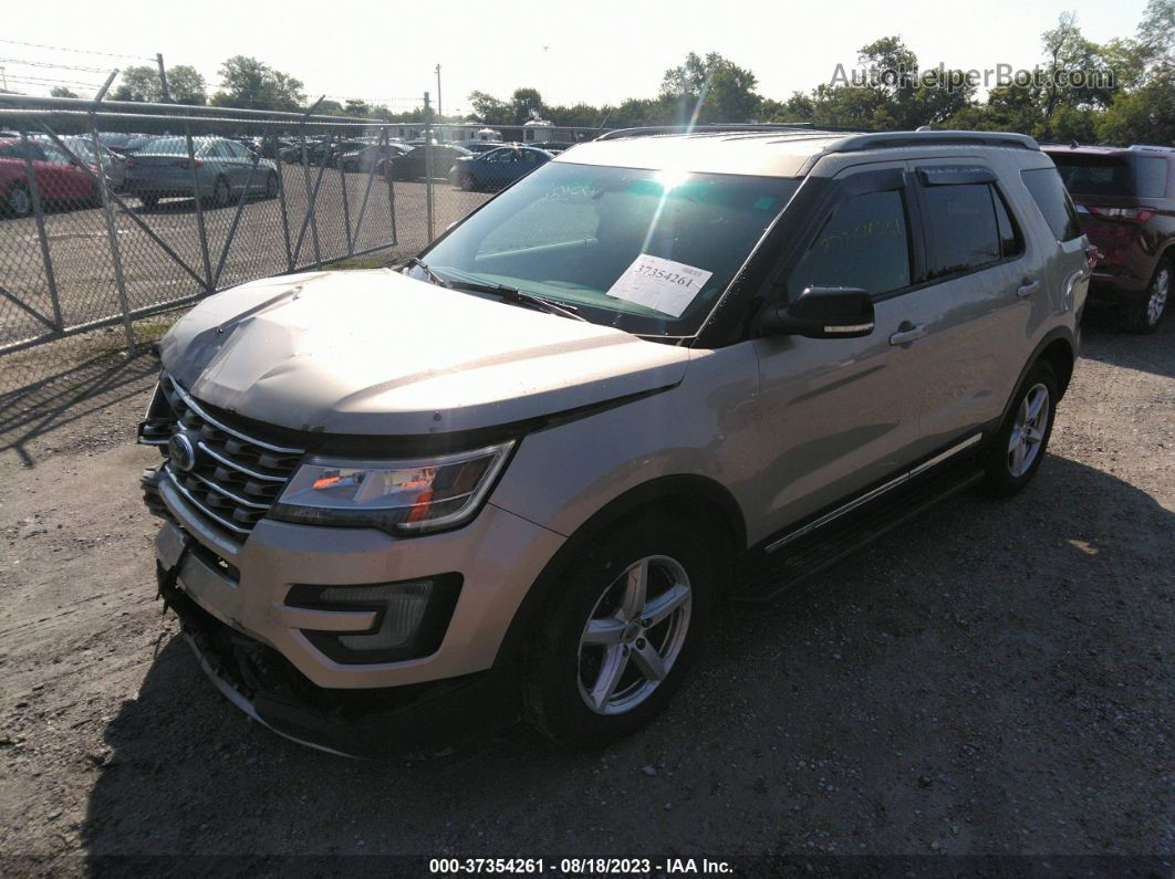 2017 Ford Explorer Xlt Silver vin: 1FM5K8D84HGA74406