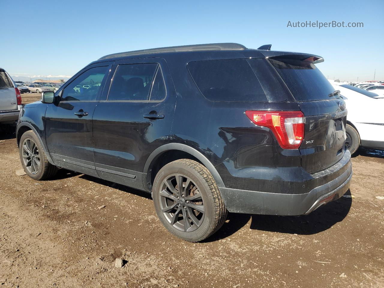 2017 Ford Explorer Xlt Black vin: 1FM5K8D84HGB21580