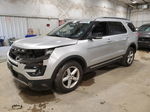 2017 Ford Explorer Xlt Silver vin: 1FM5K8D84HGB28903