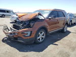 2017 Ford Explorer Xlt Orange vin: 1FM5K8D84HGB33003