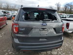 2017 Ford Explorer Xlt Gray vin: 1FM5K8D84HGB63201