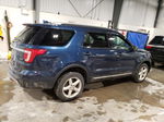 2017 Ford Explorer Xlt Blue vin: 1FM5K8D84HGC49205