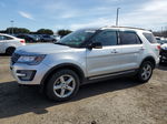 2017 Ford Explorer Xlt Silver vin: 1FM5K8D84HGC50211