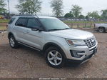 2017 Ford Explorer Xlt Silver vin: 1FM5K8D84HGC50211