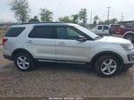 2017 Ford Explorer Xlt Silver vin: 1FM5K8D84HGC50211