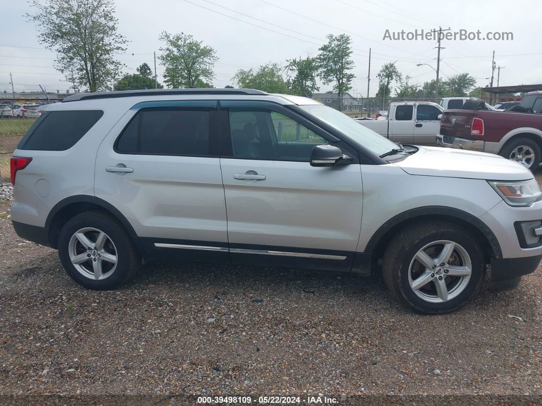 2017 Ford Explorer Xlt Silver vin: 1FM5K8D84HGC50211