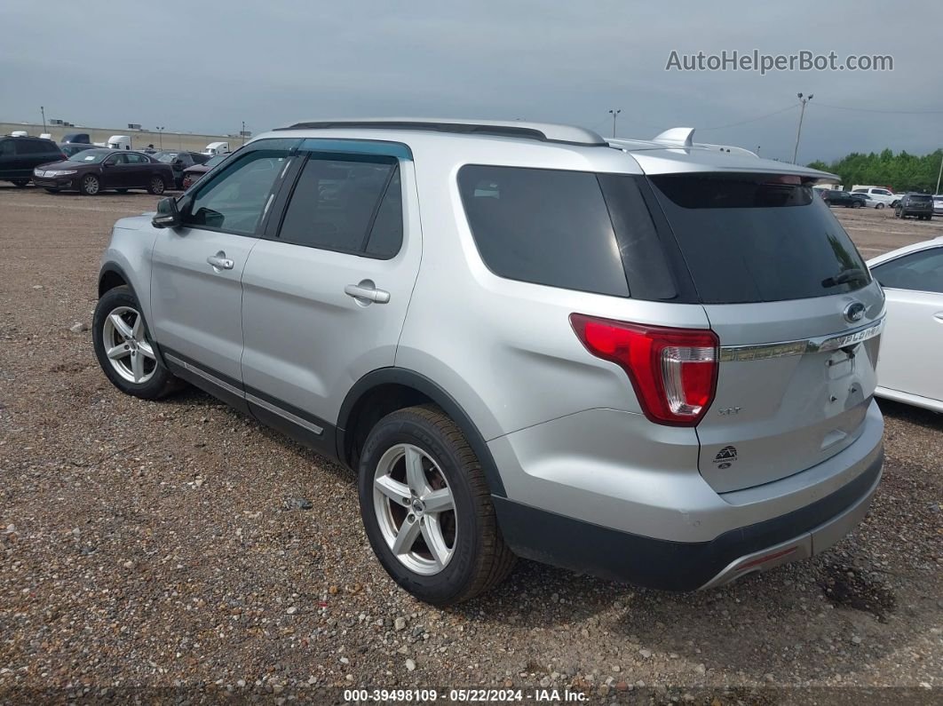 2017 Ford Explorer Xlt Silver vin: 1FM5K8D84HGC50211