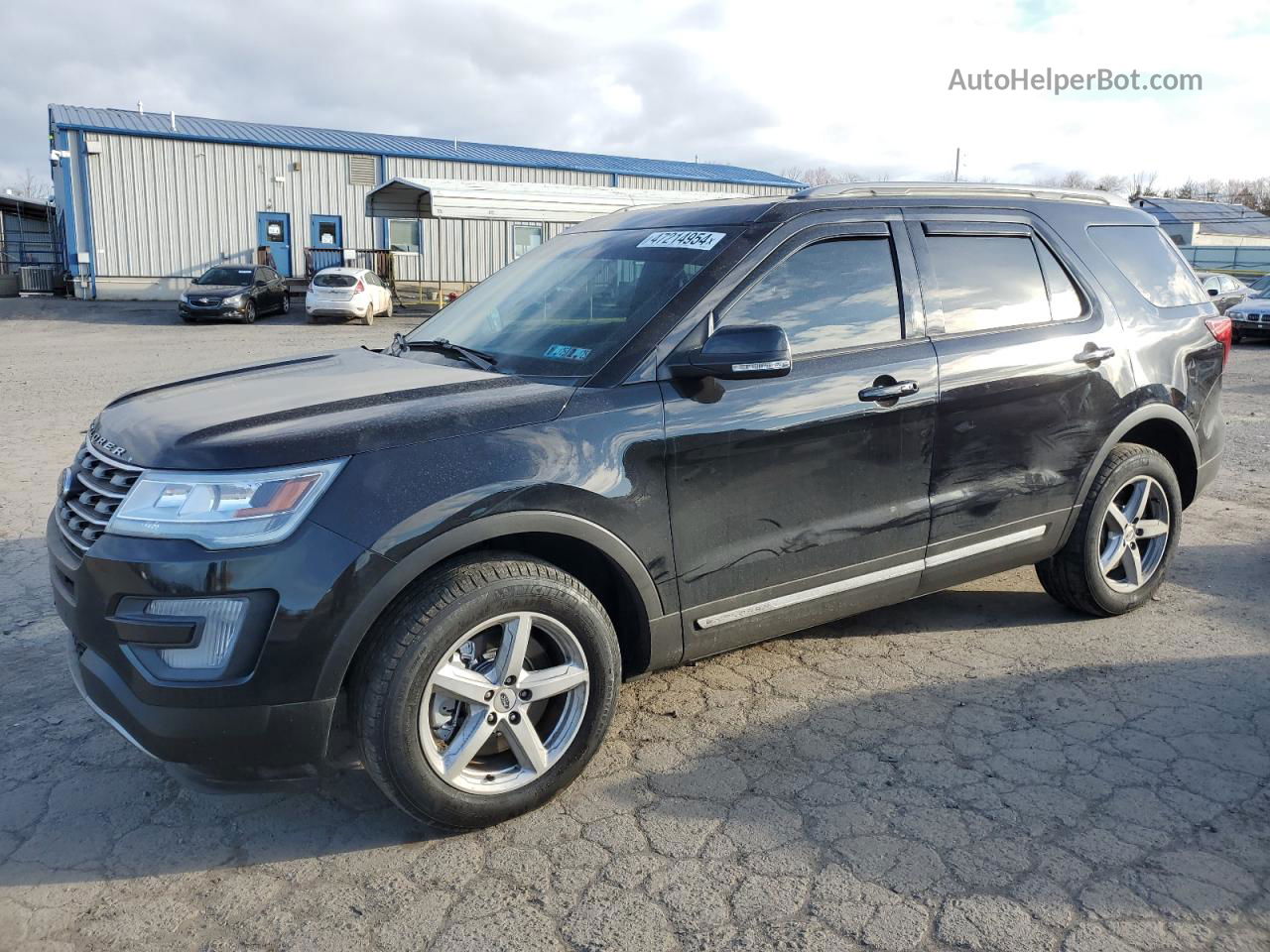 2017 Ford Explorer Xlt Black vin: 1FM5K8D84HGD65679