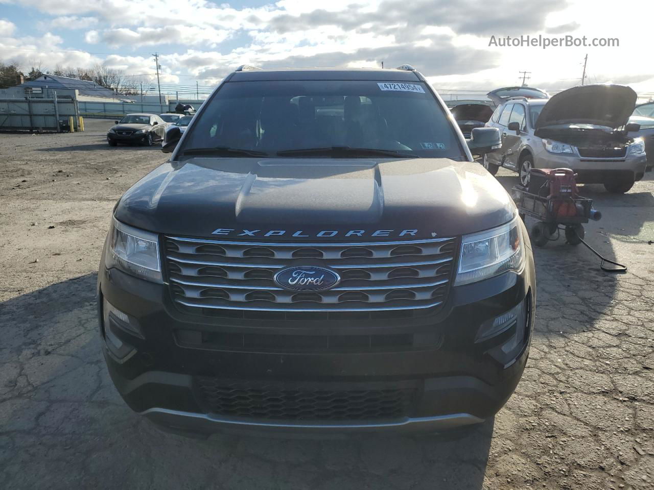 2017 Ford Explorer Xlt Black vin: 1FM5K8D84HGD65679