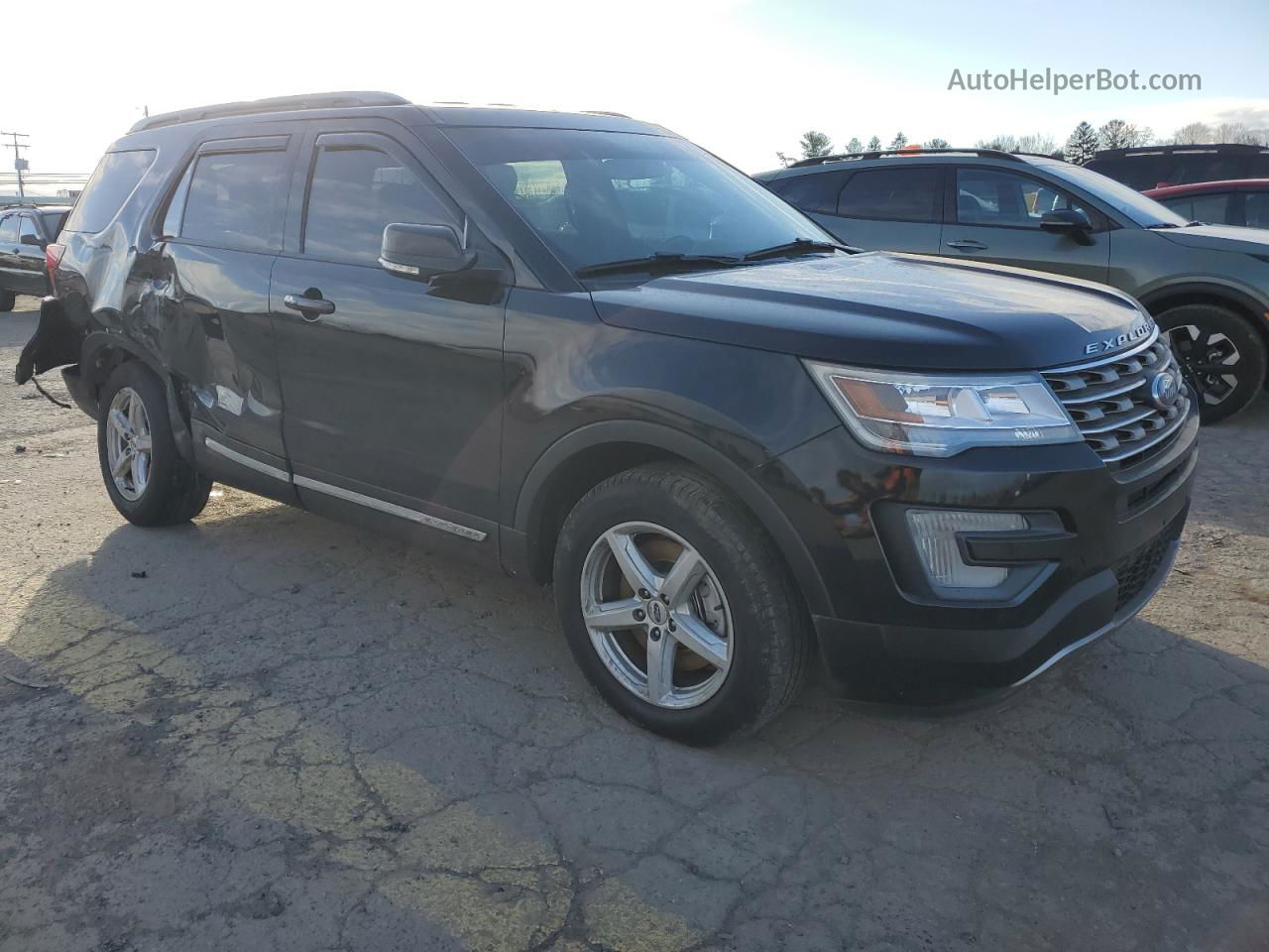 2017 Ford Explorer Xlt Black vin: 1FM5K8D84HGD65679