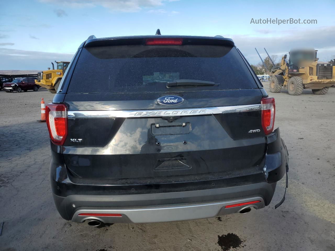 2017 Ford Explorer Xlt Черный vin: 1FM5K8D84HGD65679