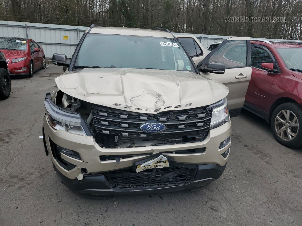 2017 Ford Explorer Xlt Beige vin: 1FM5K8D84HGE32300