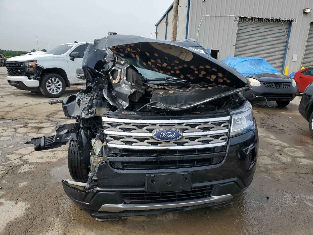 2018 Ford Explorer Xlt Black vin: 1FM5K8D84JGA73651