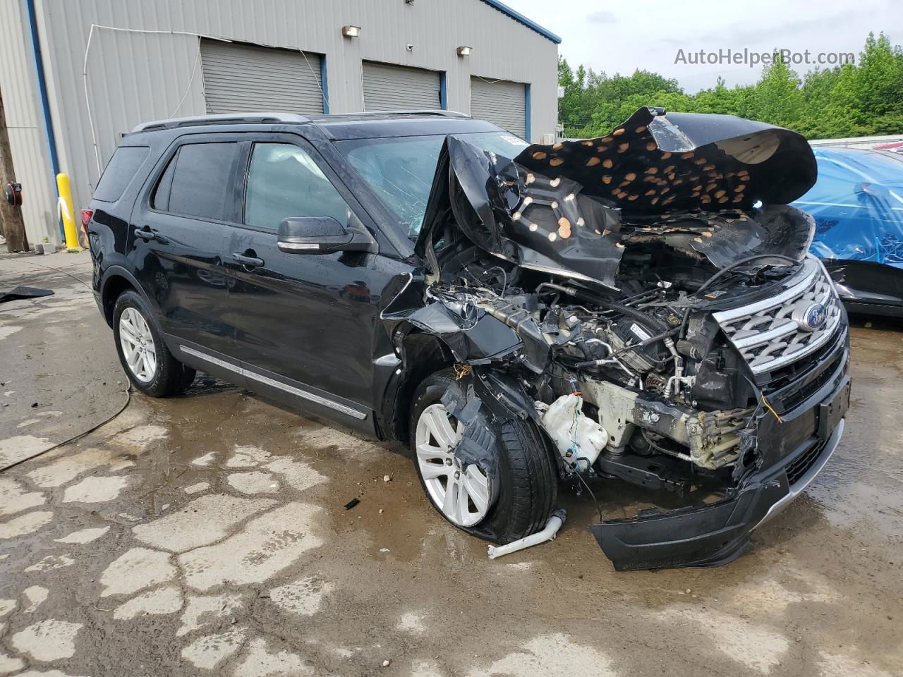 2018 Ford Explorer Xlt Black vin: 1FM5K8D84JGA73651