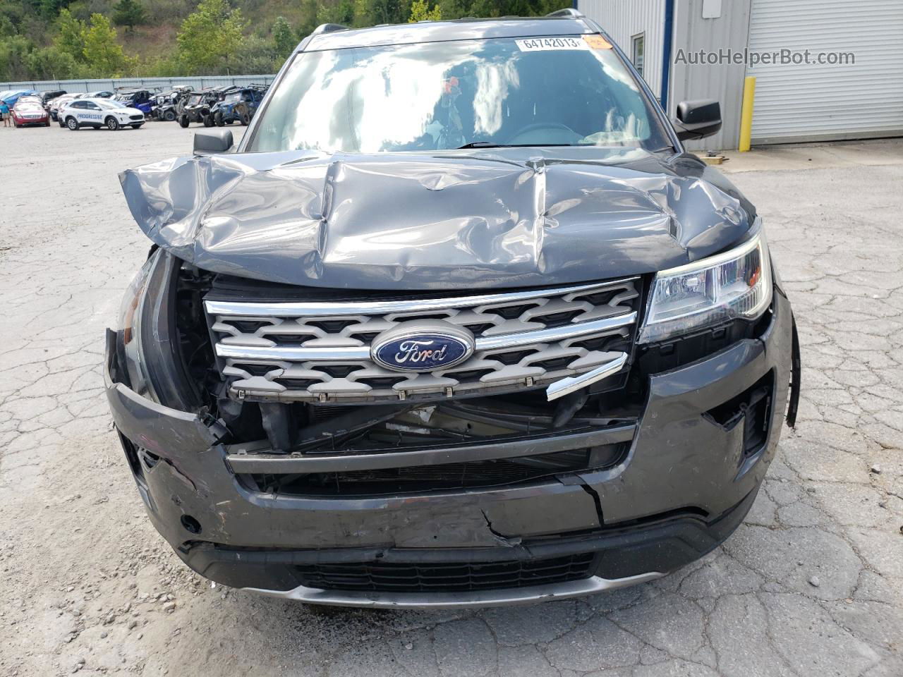 2018 Ford Explorer Xlt Серый vin: 1FM5K8D84JGA84102