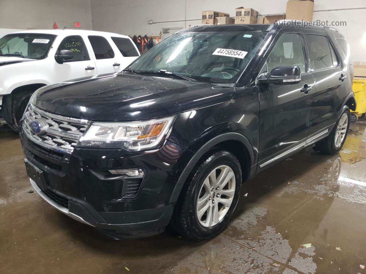 2018 Ford Explorer Xlt Black vin: 1FM5K8D84JGA96279