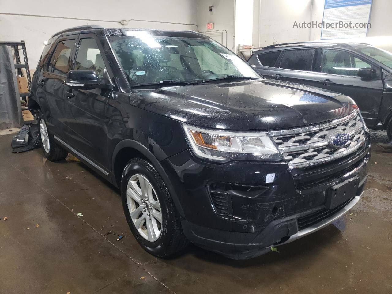 2018 Ford Explorer Xlt Black vin: 1FM5K8D84JGA96279