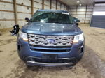 2018 Ford Explorer Xlt Blue vin: 1FM5K8D84JGB05630