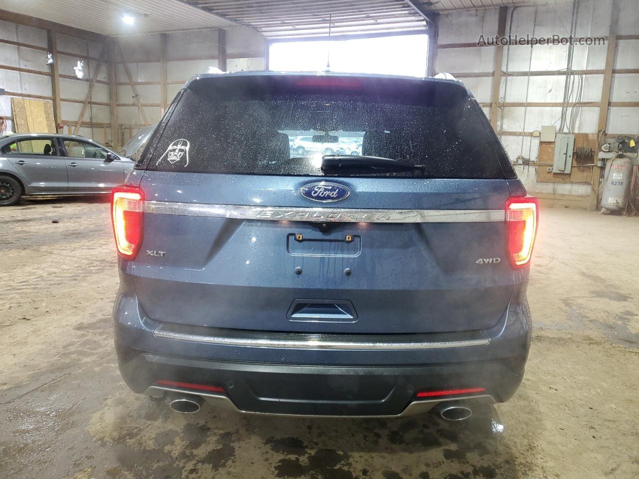 2018 Ford Explorer Xlt Blue vin: 1FM5K8D84JGB05630