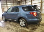 2018 Ford Explorer Xlt Blue vin: 1FM5K8D84JGB05630