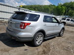 2018 Ford Explorer Xlt Silver vin: 1FM5K8D84JGB37946