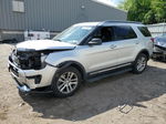 2018 Ford Explorer Xlt Silver vin: 1FM5K8D84JGB37946