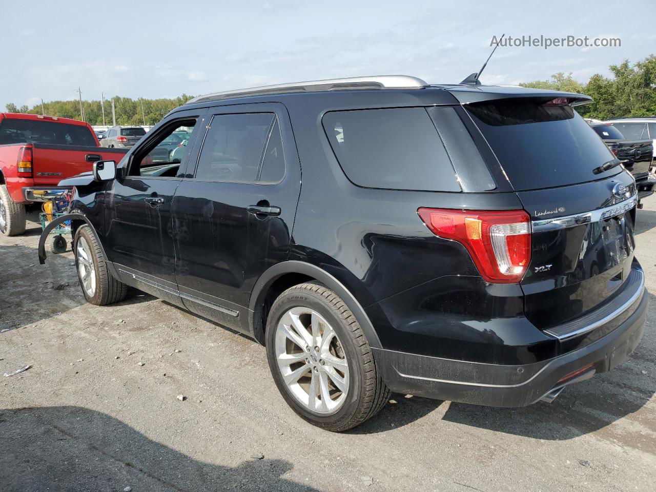 2018 Ford Explorer Xlt Black vin: 1FM5K8D84JGB98018