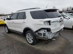 2018 Ford Explorer Xlt White vin: 1FM5K8D84JGC29042