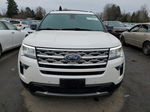 2018 Ford Explorer Xlt White vin: 1FM5K8D84JGC29042