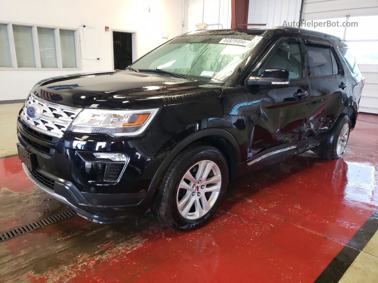 2018 Ford Explorer Xlt Черный vin: 1FM5K8D84JGC60582