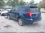 2017 Ford Explorer Xlt Blue vin: 1FM5K8D85HGA70865