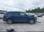 2017 Ford Explorer Xlt Blue vin: 1FM5K8D85HGA70865