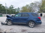 2017 Ford Explorer Xlt Blue vin: 1FM5K8D85HGA70865