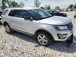 2017 Ford Explorer Xlt Silver vin: 1FM5K8D85HGA89335