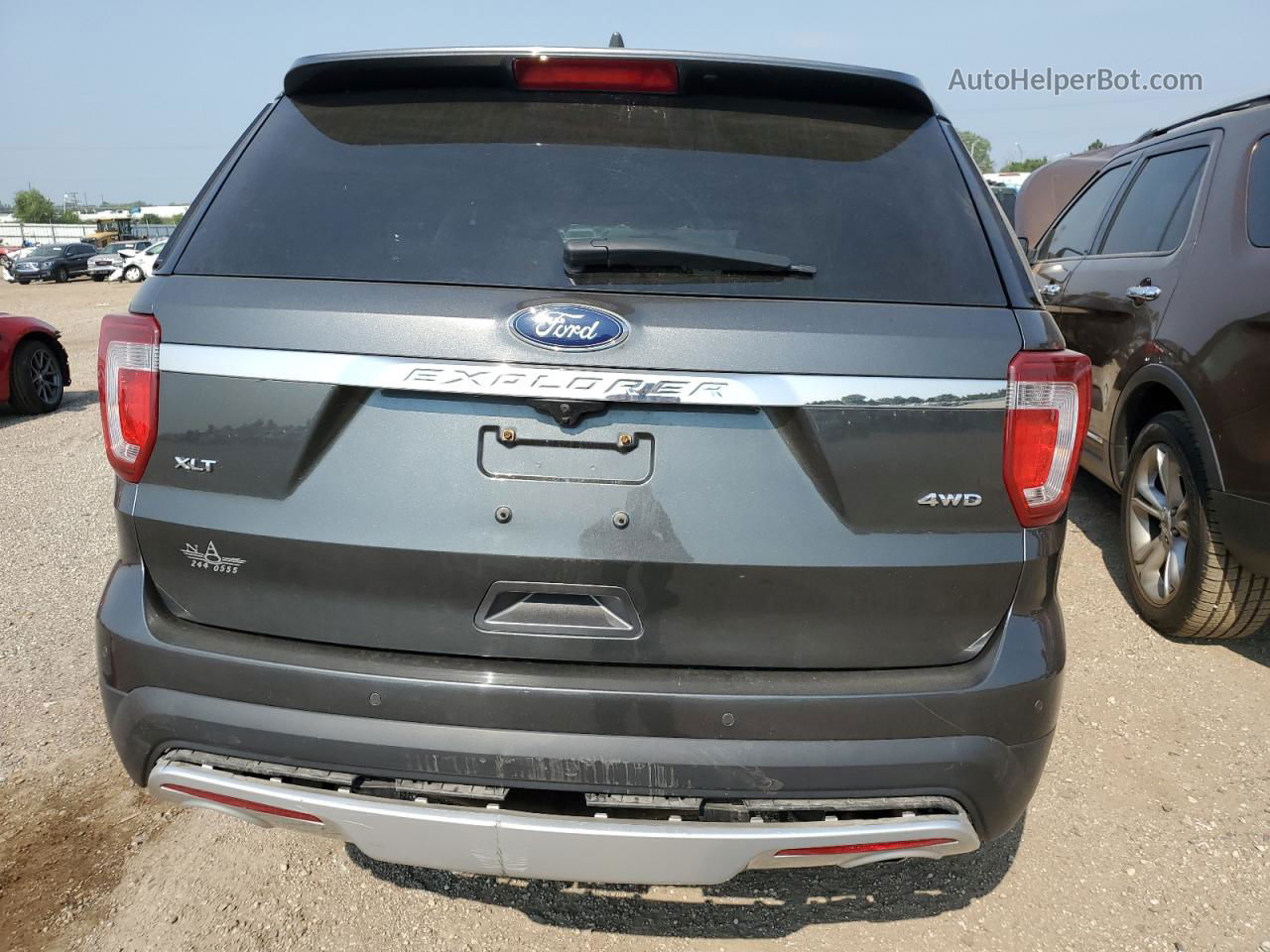 2017 Ford Explorer Xlt Серый vin: 1FM5K8D85HGC79362