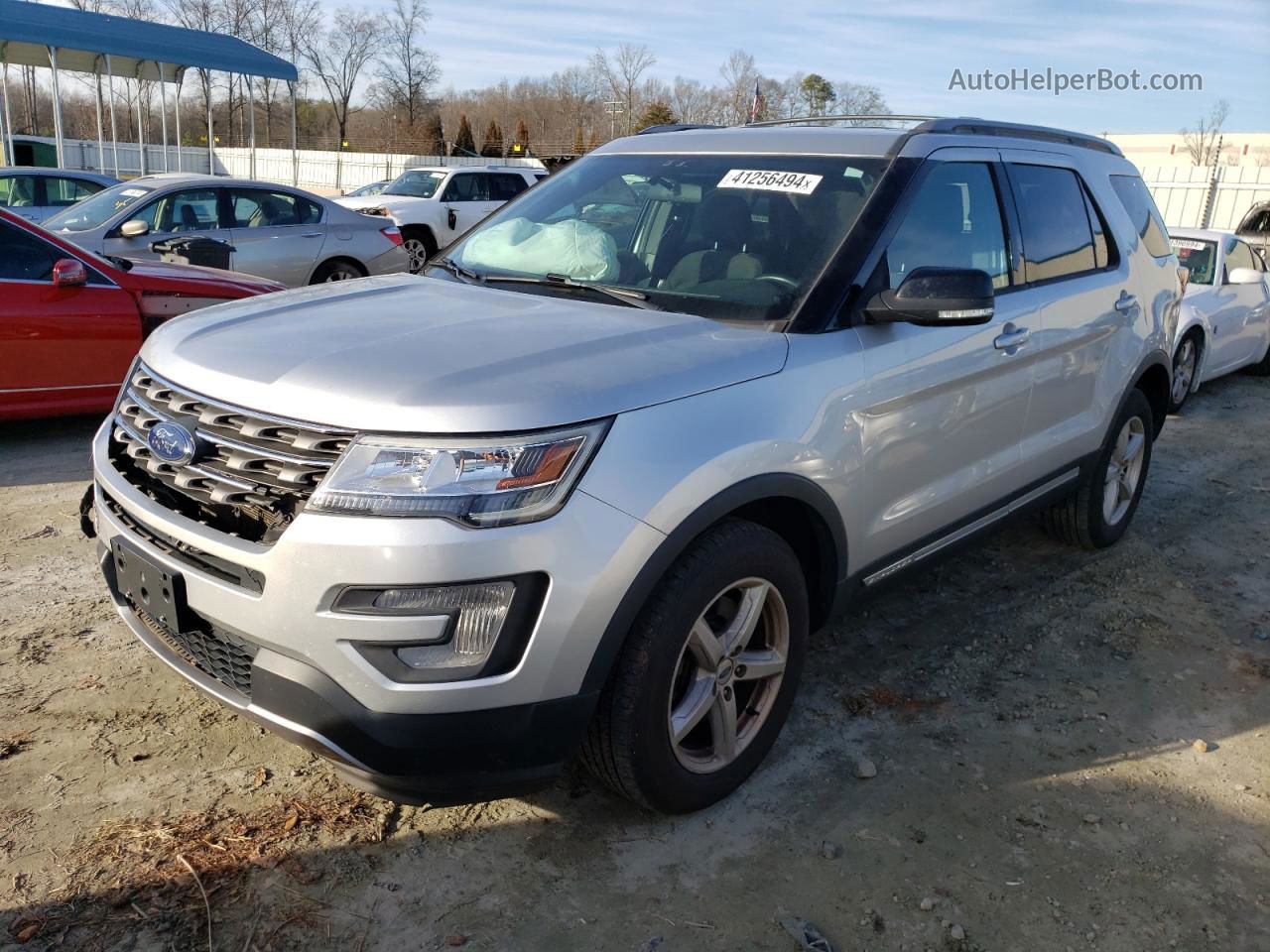 2017 Ford Explorer Xlt Серебряный vin: 1FM5K8D85HGD94771